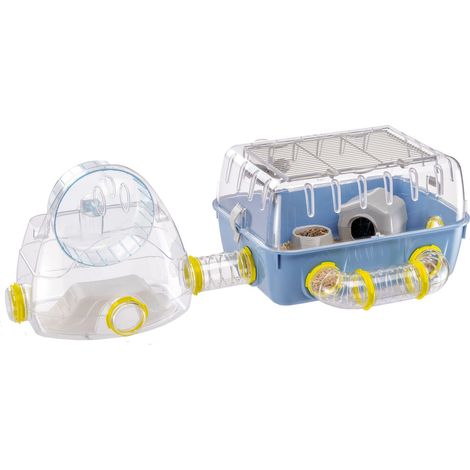combi 2 gabbia per criceti 79,5 x 29,5 x 26,3 cm - ferplast. (1/5)