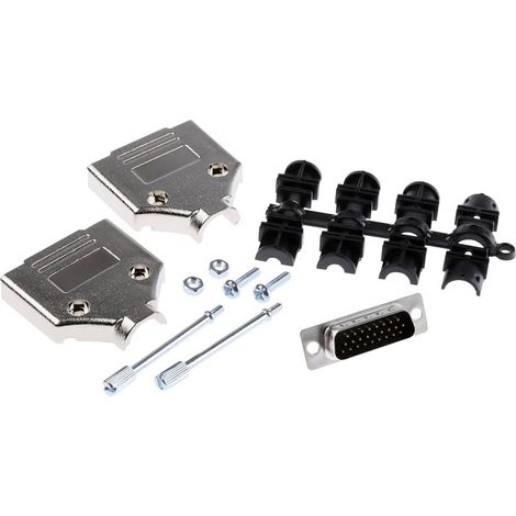 MH Connectors MHDTPK15HD26MS-K KIT connettori maschio SUB-D 180 ° Numero Poli (num): 26 Punte a saldare 1 pz. (1/2)