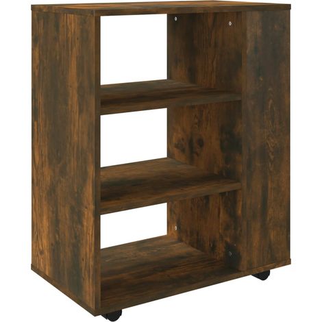 Maison Exclusive - Armario ruedas madera contrachapada roble ahum