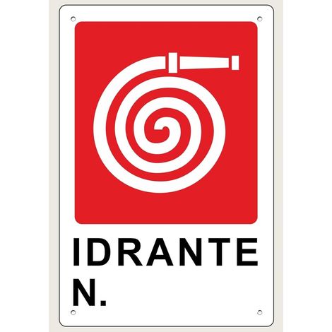 MASIDEF - CARTELLO IDRANTE 300X200 SEGNALETICA