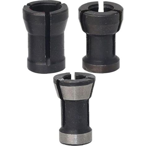 Oberfräsen-Spannzangen-Adapter, Fräser, Holzbearbeitung, Spannzangenklemmen, 3 Stück, Elektrowerkzeuge, Top-Qualität