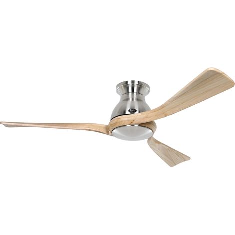 ECO REGENTO, Ventilator ohne Licht, CasaFan - Colore: Cromato - Colore Pale: Legno Naturale (1/5)