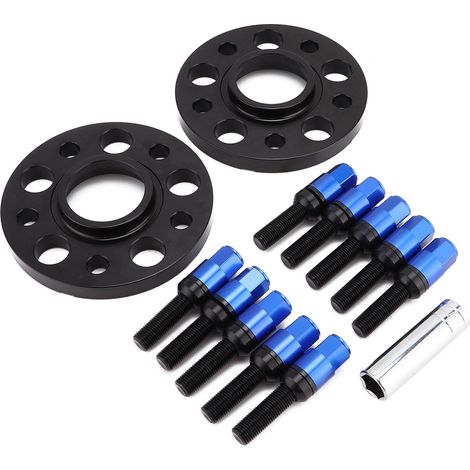 15-mm-Radnaben-Distanzscheiben-Set, Ersatzteil für Audi A4/A6/A7/A8/Q5/RS5, Blau, CNC-Präzision (1/5)
