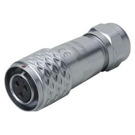 Connecteur de câble circulaire femelle, droit Ø 12 7 pôles 125 V/AC 5 A IP67 Push-Pull Weipu SF1210/S7 II (1/3)