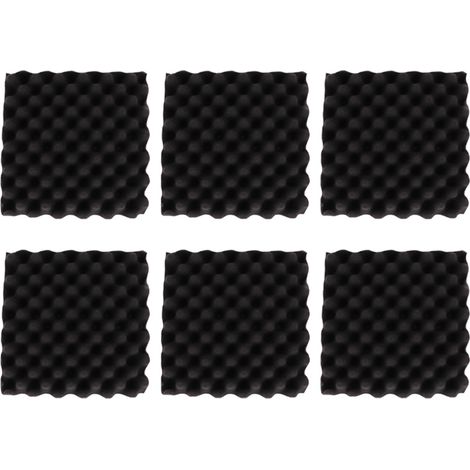 Lot de 10 panneaux acoustiques haute densité en polyuréthane pour studio d'enregistrement (1/5)