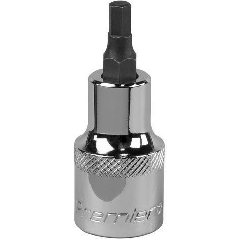 Sealey SBH017 Premier Hex Socket Bit 1/2""Sq Drive 5mm
