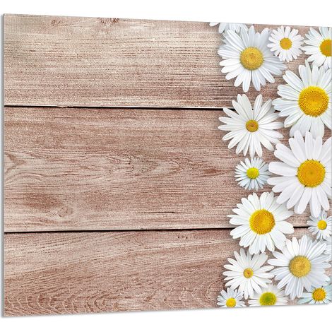 PANNELLO IN VETRO PER CUCINA 65x60 Legno (1/5)