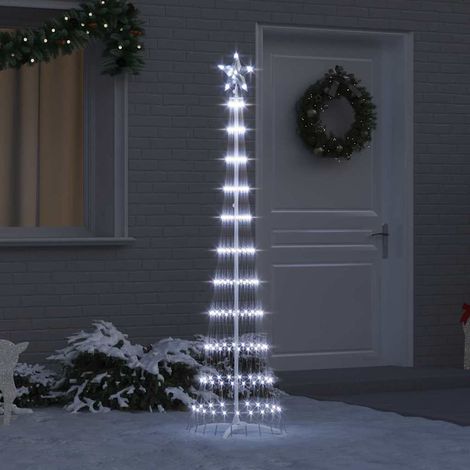 Arbre de Noël LED Blanc froid 51 x 51 x 190 cm Métal (1/5)