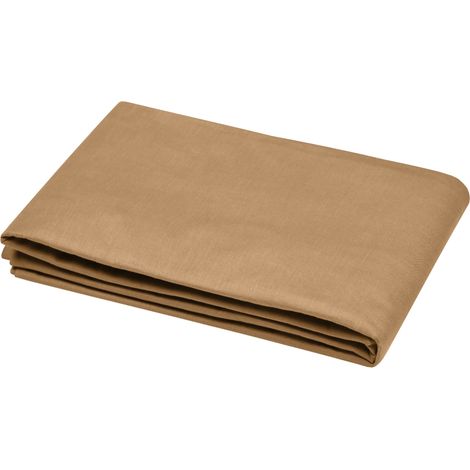 Housse de Couette Taille 140x200 cm 100% Coton Couleur Curry Modèle Eden Linge de Lit pour Maison Doux et Confortable Idéal lit Simple 1 Personne Mixte (1/5)