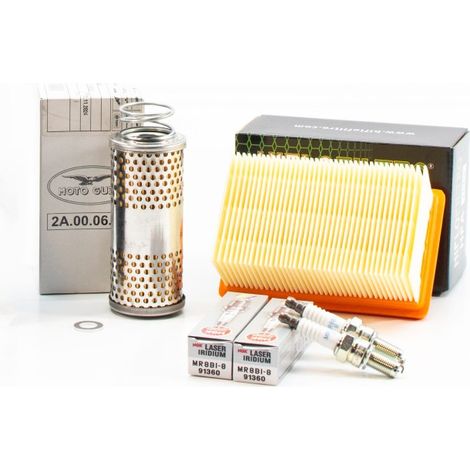 Kit Révision Filtres Bougies pour MOTO GUZZI V7 850 de 2021 à 2024 - Sans Huile