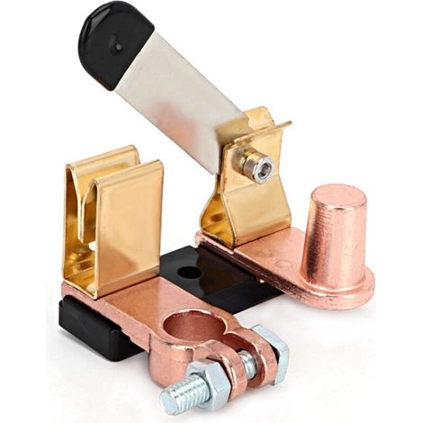 Jeffergarden Interrupteur de batterie, interrupteur de coupure stable, robuste, compact, installation simple, en métal pour accessoire automobile (1/5)
