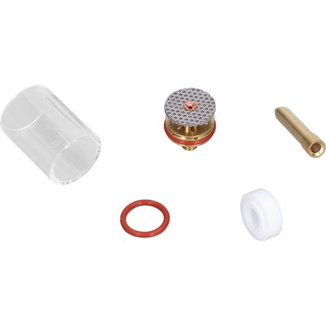 Accessoire de Torche de Soudage TIG, Kit de Pièces avec Buse en Céramique pour 2.4MM WP‑17/18/26