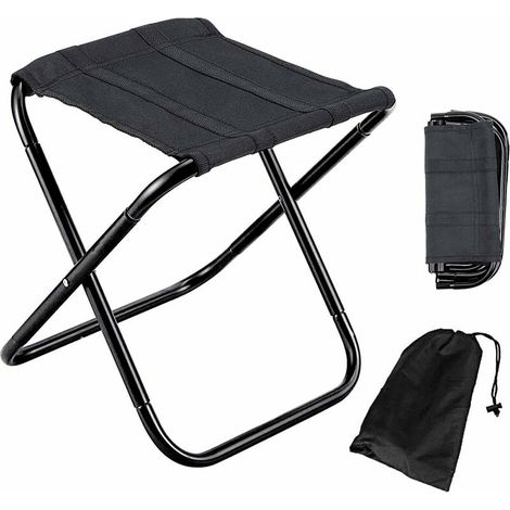 Chaise Pecheur Pliante Petit Tabouret Pliant Camping Portable Tabourets Fold Up Tabouret de Pêche Pliant avec Sac de Rangement pour Barbecue,Pique-Nique,Camping,Voyages,Randonnée,Plage (1/4)