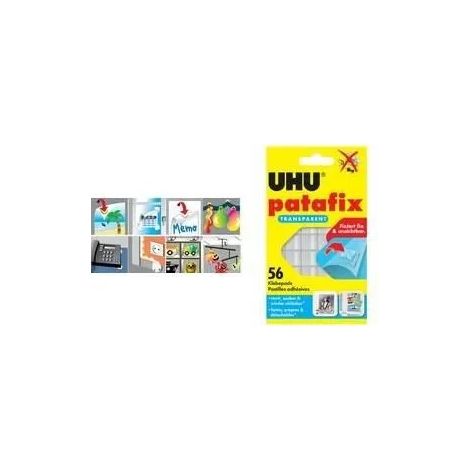 Colle uhu patafix transparent 15 mm 12 mm