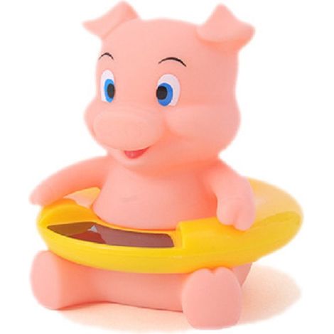 Lechón rosado, forma de animal, termómetro para medir el agua, termómetro para piscina (1/5)