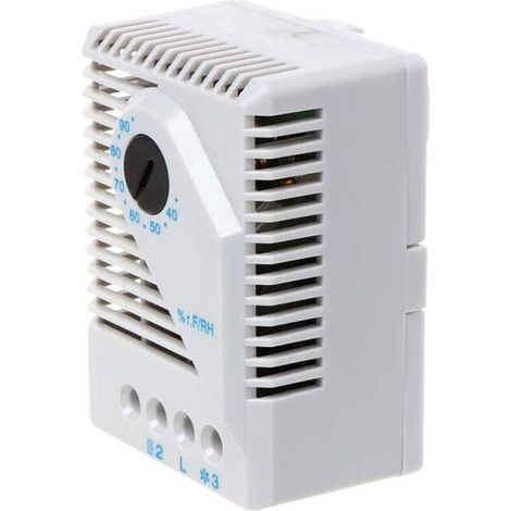 Igrostato meccanico per il controllo della temperatura e dell'umidità in quadri elettrici - Regolatore MFR012 (1/4)