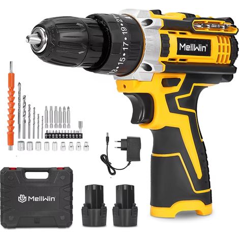 Perceuse Visseuse Sans Fil 25+3 Couple Multifonction Compatible Makita 18V Professionnel (1/5)