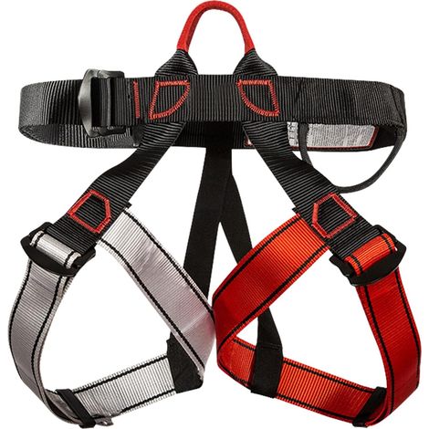 Imbragatura da arrampicata, Imbragatura da arrampicata, Cinture di guida Imbragatura di sicurezza per alpinismo, arrampicata, discesa in corda doppia certificata CE (1/4)