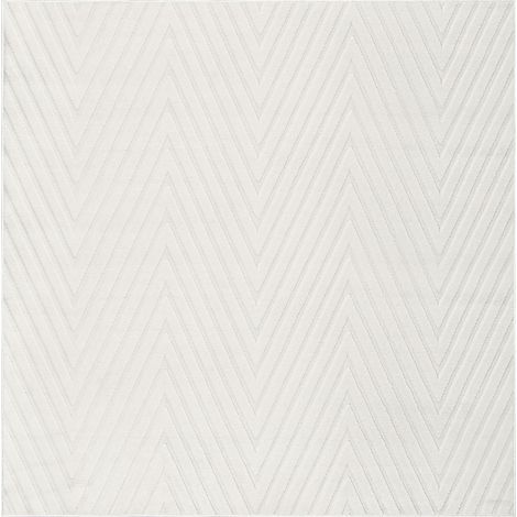 Tappeto da corridoio rettangolare in jacquard, 160 x 160 cm, a pelo corto, bianco sporco, Twynam (1/5)
