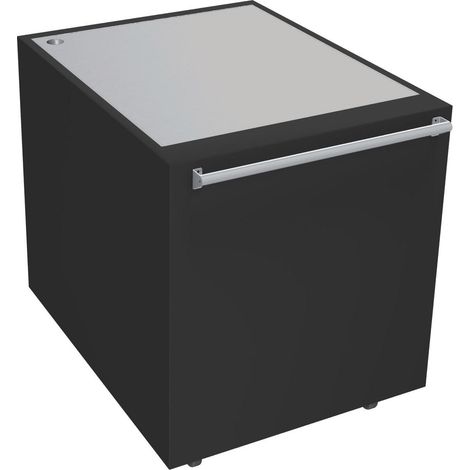 MEUBLE CAISSE NEUTRE PLATEAU INOX EP.12/10-L2G