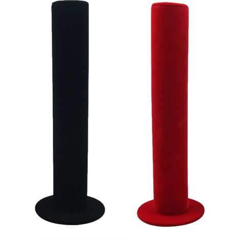 Soporte de exhibición para pulseras de PVC, elegante estante de almacenamiento, rojo. (1/5)
