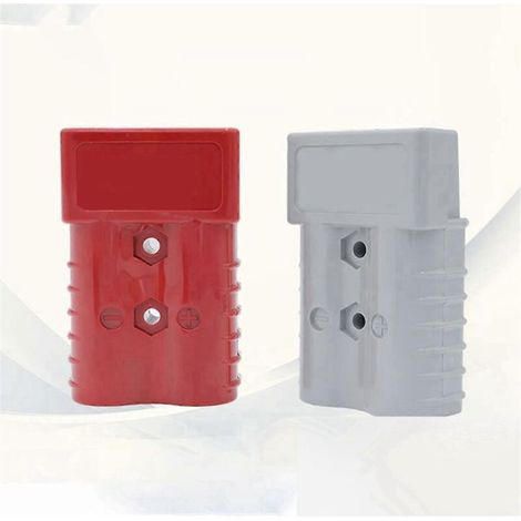 Packung mit 10 Anderson 120 A-Steckverbindern mit rotem Griff (1/4)