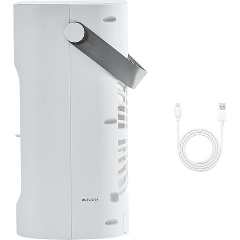 Mophorn Tragbare Klimaanlage – 4-in-1-Verdunstungsluftkühler mit 3 Geschwindigkeiten, 0–7 Stunden Smart-Timer, 700 ml Wassertank und 7-Farben-Licht für Schlafzimmer, Büro und Zimmer