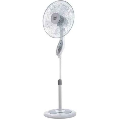 Ventilador De Pie Floxo Blanco/gris 3 Vel. 45w  C/remoto Temporizador 5 Aspas Regx44,5x40 Cm (1/5)