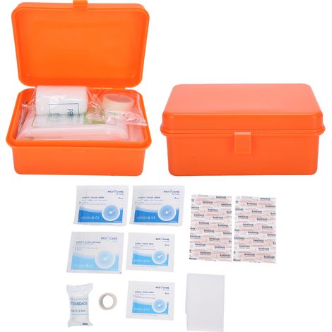Trousse de Secours 2 Pansements Triangulaires en Gauze pour Urgences, Soin des Blessures Sportives, Kit de Premiers Soins avec Bandage de Maintien (1/5)