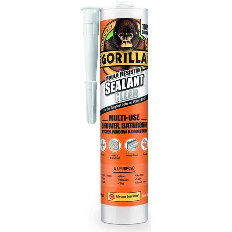 Gorilla Glue 1144111 Gorilla All Condition Sealant Clear 295ml GRGSEALCL295 (1/4)