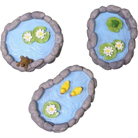 Décoration de piscine artificielle, micro-paysage, décoration de piscine avec animaux mignons, canard de dessin animé, mini-jardinage (1/5)