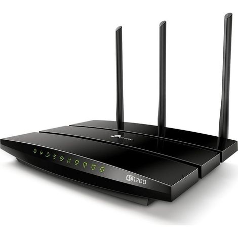 Router Wi-Fi Dual Band TP-LINK Archer VR400 AC1200 con Wi-Fi 5 (802.11ac), velocit� fino a 867 Mbit/s, supporto ADSL2+/VDSL2, porte WAN e LAN, porta USB 2.0 e antenne esterne (1/4)