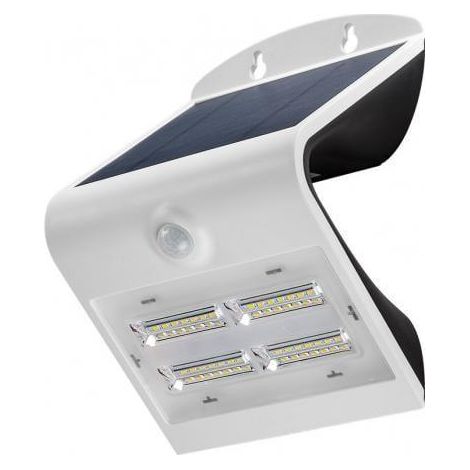 Goobay Solar LED Wandlampe Weiß Außenleuchte