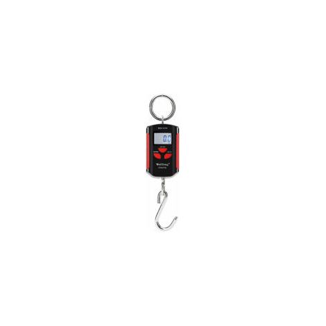 Tragbare elektronische Kranwaage, Gepäckwaage, präziser Messbereich 200 kg/100 g, robuster Edelstahlhaken, rotes Gehäuse – Crezuo (1/4)