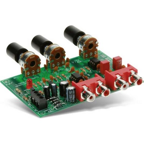 Whadda Kit de soudage, préamplificateur avec contrôle de volume et de tonalité (1/3)