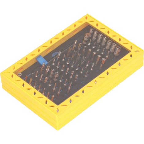 63-in-1-Schraubendreher-Kombinationsset mit multifunktionalem Schraubendreher-Bit, Steckschlüssel und Griff für die Reparatur von Elektronikgeräten (1/5)