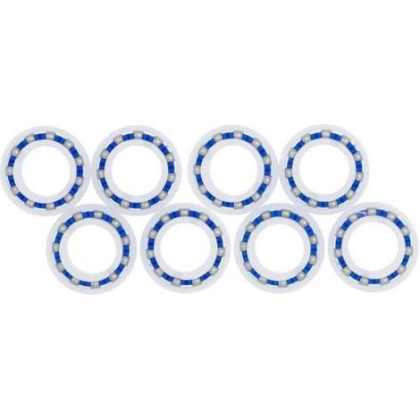 Set di 8 cuscinetti a sfera regolabili per le ruote dei robot pulitori per piscine Polaris 280, 180, C60 e C 60 (1/5)