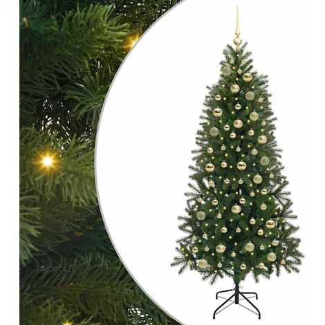 Albero di Natale artificiale Verde 180 cm PE e PVC vidaXL (1/5)