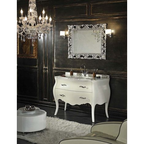 Mueble De Baño Barroco Lipari Blanco (1/5)