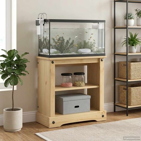 vidaXL Supporto per Acquario CORONA Marrone 60,5 x 30 x 60 cm 150