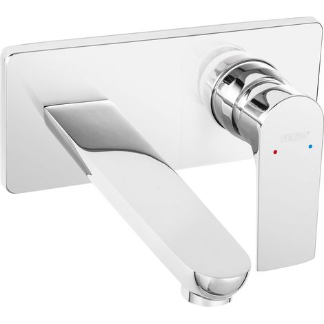 ALGEO SQUARE Robinet mitigeur encastrable bec 18 cm (1/3)