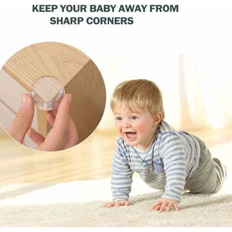20 Pièces Protecteurs d’Angles de Table pour Bébé Protège-Coin Ultra Adhésif pour Meubles, Sécurité Enfants et Prévention des Chocs (1/3)
