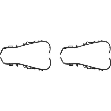 Listelli di finitura per i quattro bordi delle pedane della carenatura anteriore della motocicletta TMAX530 (modelli 2012, 2013, 2014, 2015 e 2016).
