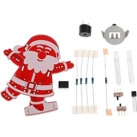 Kit électronique de décoration de sapin de Noël Père Noël à faire soi-même, pendentif, suspension, LED musicale, kits électroniques (1/5)