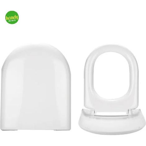 Copriwater termoindurente A "D" serie Luna chiusura standard SANIPLAST (1/3)