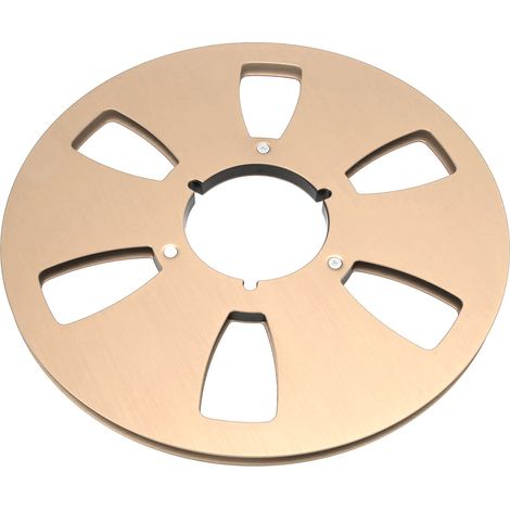Bobine de Rembobinage Vide 1/4 10,5 Pouces Alliage d'Aluminium 6 Trous Pièce Machine Universelle pour Bande Sonore Dorée (1/5)