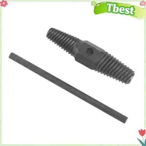 Tbest Extracteur de Vis Cassée Double Tête 1/2in 3/4in Outil Dépose Boulon (1/4)