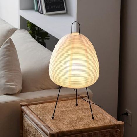 Tischleuchte mit japanischem Design, stilvolle Laternen-Dekoration für Nachttisch und Schreibtisch