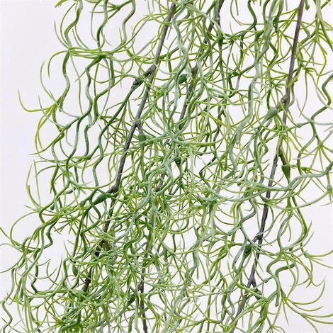 Simulation von hängenden grünen Ranken und grünen Gras-Illusionsranken A--