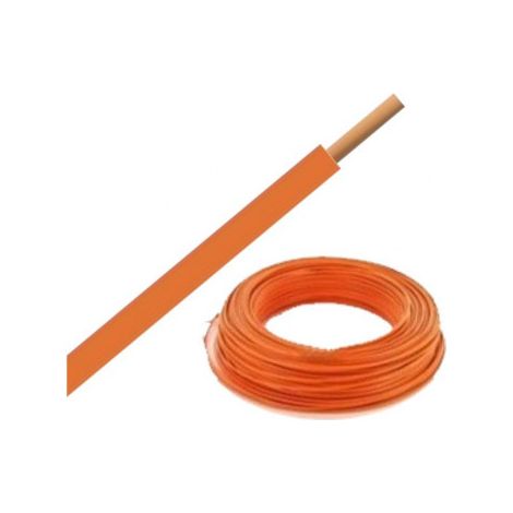 Fil électrique H07VU 2.5mm² rigide orange – Longueur 100 mètres – Pour installations électriques en intérieur – Norme NF C 15-100 – Miguelez (1/2)